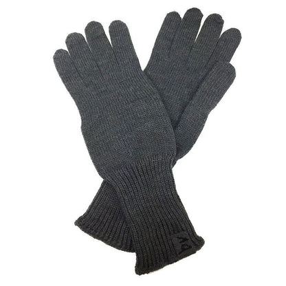 Bottega Veneta Knit Gloves Wool Gray Size M Unused Aq5466