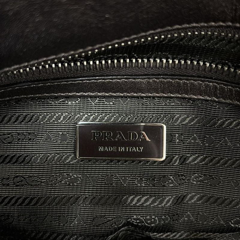 Prada Handbag - Dark Brown Gathered Leather