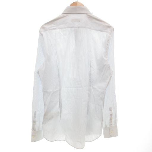 Prada Shirt Dress Long Sleeve 43-17 Stripe Blue White Romanian GV - MNK2