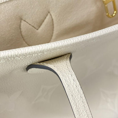 Louis Vuitton Tote Bag Monogram Empreinte Neverfull MM M46676 Clesme Leather