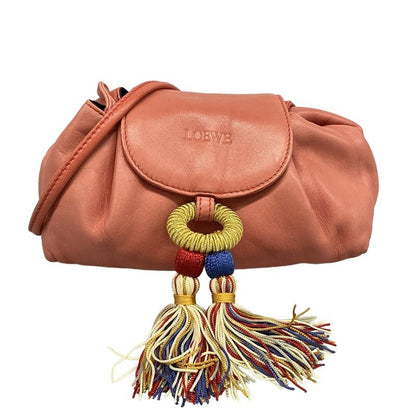 Loewe Shoulder Bag - Pink×gold×multi Mini Bag Tassel Leather