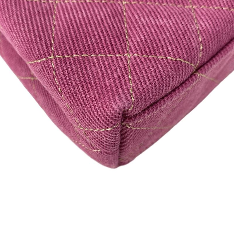 Chanel Shoulder Bag Chain Clutch Matelasse Pink 2WAY Chain Shoulder Vintage