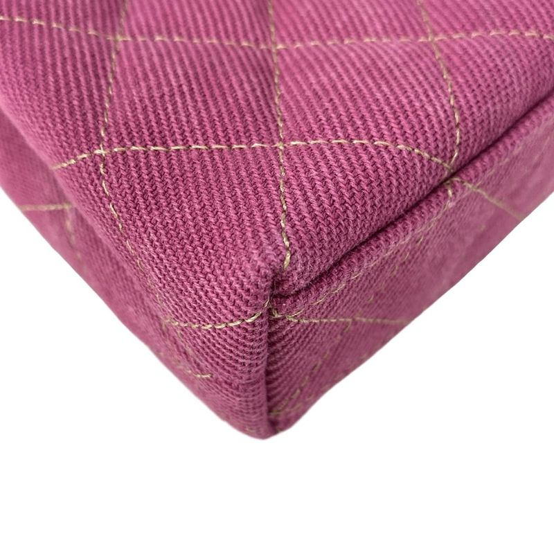 Chanel Shoulder Bag Chain Clutch Matelasse Pink 2WAY Chain Shoulder Vintage