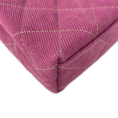 Chanel Shoulder Bag Chain Clutch Matelasse Pink 2WAY Chain Shoulder Vintage