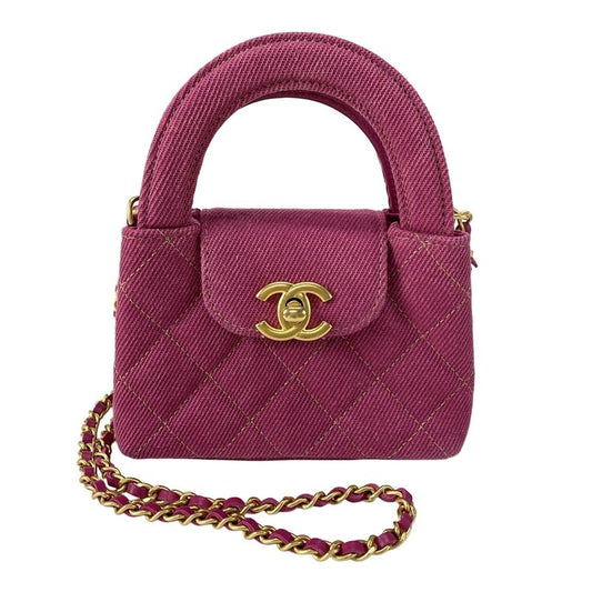 Chanel Shoulder Bag Chain Clutch Matelasse Pink 2WAY Chain Shoulder Vintage