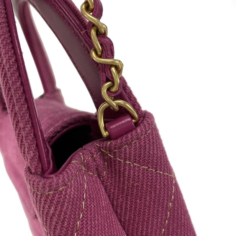 Chanel Shoulder Bag Chain Clutch Matelasse Pink 2WAY Chain Shoulder Vintage