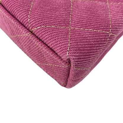 Chanel Shoulder Bag Chain Clutch Matelasse Pink 2WAY Chain Shoulder Vintage