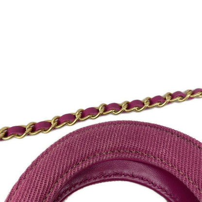 Chanel Shoulder Bag Chain Clutch Matelasse Pink 2WAY Chain Shoulder Vintage