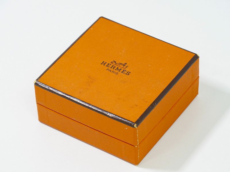 Authentic Hermes Emile GM Bangle Bracelet Cloisonne GP Gold Plated Green Email