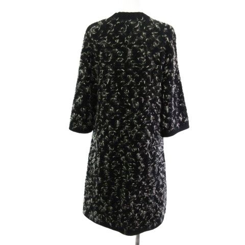 Chanel P52503k06806 Wool Cashmere Knit Dress Knee Length 7/4 Length Sleeves
