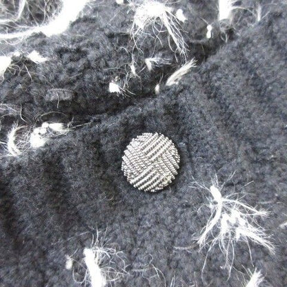 Chanel P52503k06806 Wool Cashmere Knit Dress Knee Length 7/4 Length Sleeves