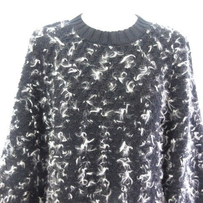 Chanel P52503k06806 Wool Cashmere Knit Dress Knee Length 7/4 Length Sleeves