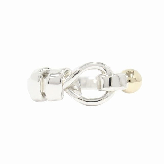 Polished New Tiffany & Co Vintage Tiffany & CO Sv925 18K Yellow Gold Combi Hook