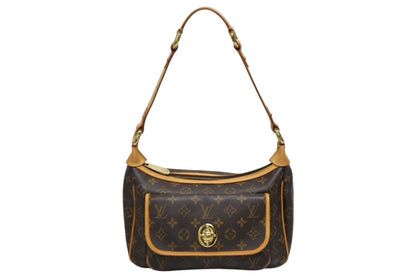 Louis Vuitton Monogram Tikal PM Bag Brown Logo Gold
