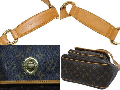 Louis Vuitton Monogram Tikal PM Bag Brown Logo Gold — view 5