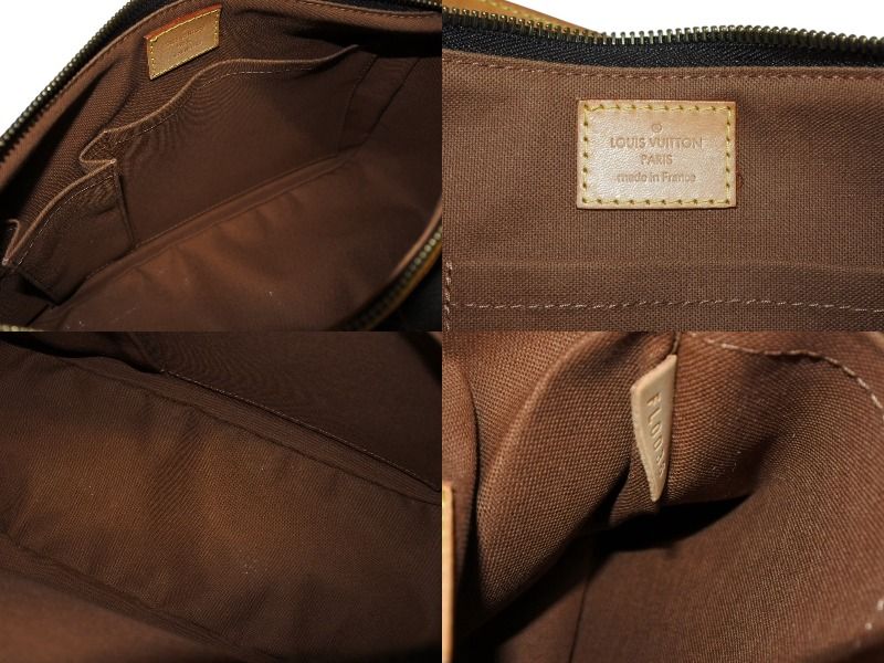 Louis Vuitton Monogram Tikal PM Bag Brown Logo Gold — view 8