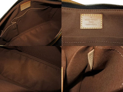 Louis Vuitton Monogram Tikal PM Bag Brown Logo Gold — view 8