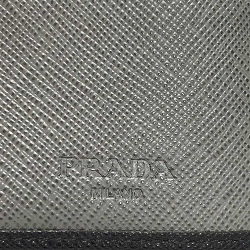 Prada Wallet - Black Leather With Money Clip