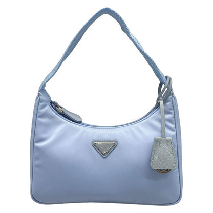 Prada Handbag Re-edition 2000 Mini Bag 1ne515 Light Blue Re-nylon Triangle Logo