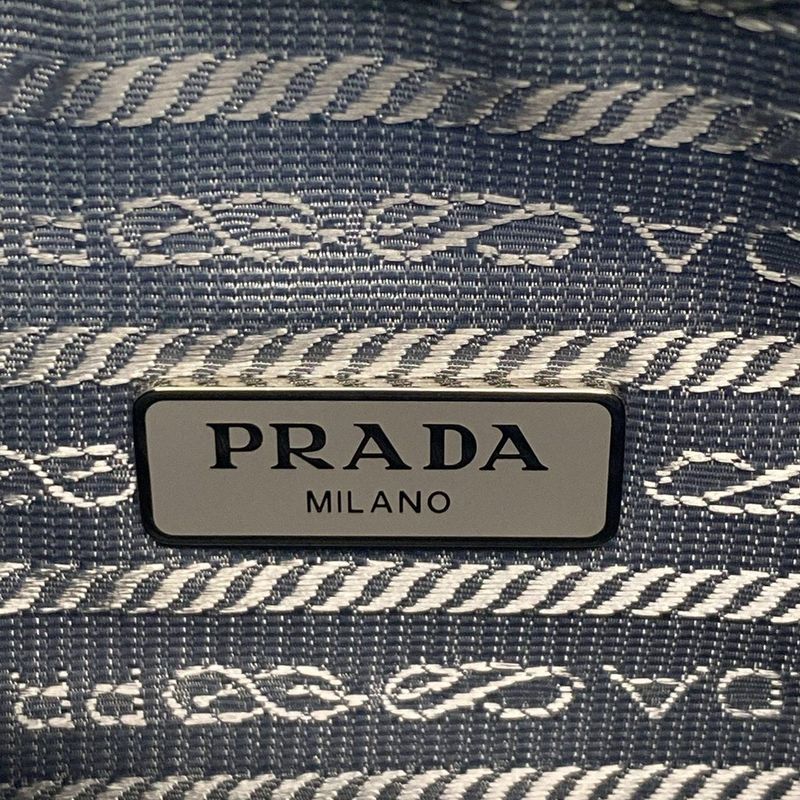 Prada Handbag Re-edition 2000 Mini Bag 1ne515 Light Blue Re-nylon Triangle Logo