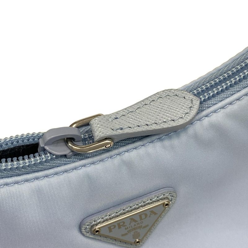 Prada Handbag Re-edition 2000 Mini Bag 1ne515 Light Blue Re-nylon Triangle Logo