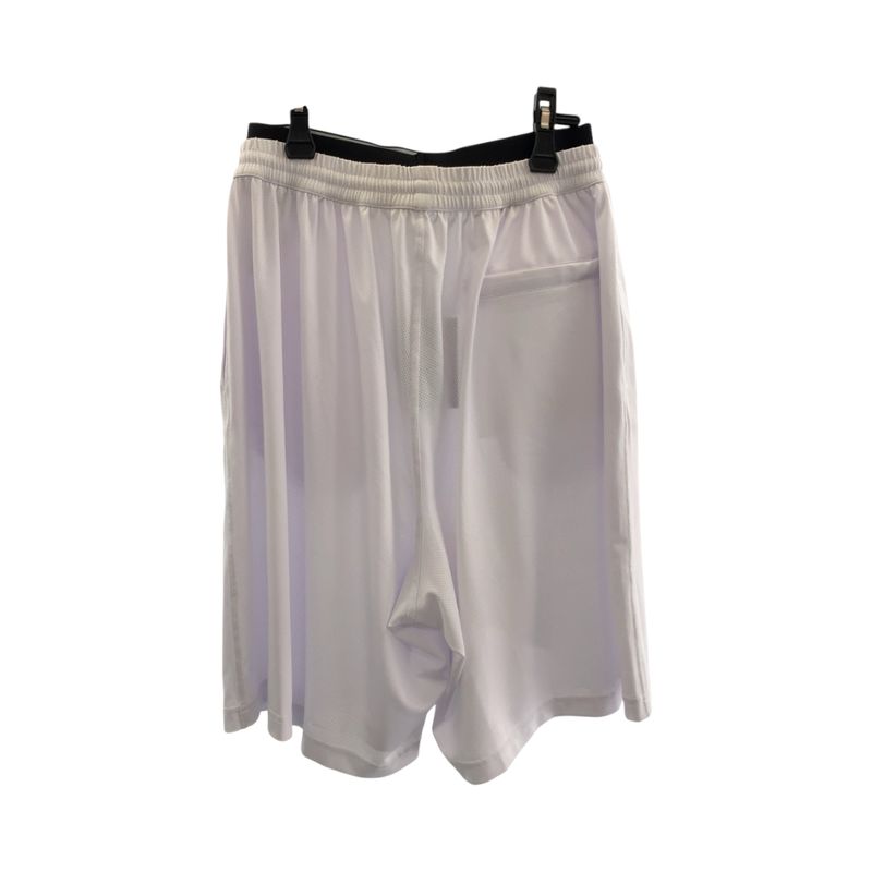 Balenciaga Logo Mesh Size S White Black Polyester 698317 4c0b4 Half Pants