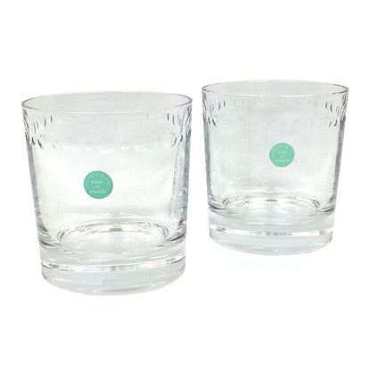 Unused Tiffany & Co Swing Rock Glass Pair of Tumblers Aq5580