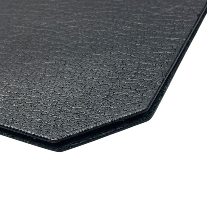 Hermes Card Case Business Card Holder Pass Case Compact Leather Black F