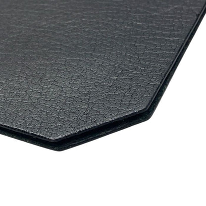 Hermes Card Case Business Card Holder Pass Case Compact Leather Black F