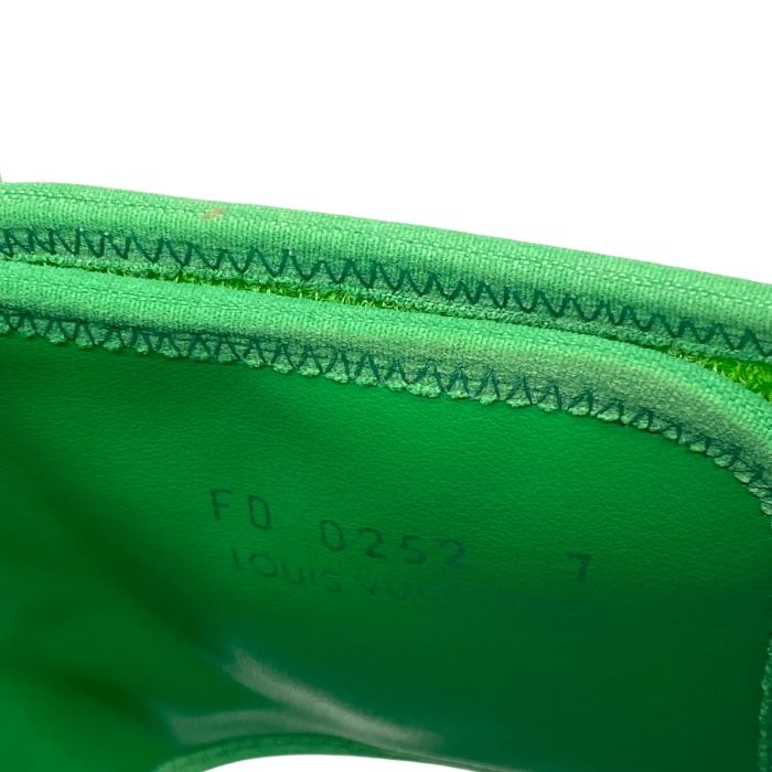 Louis Vuitton Fd0252 Miami Line Slides Sandals Mules Monogram LV Logo Embossed