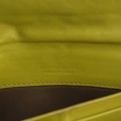 Bottega Veneta Long Wallet Leather Intrecciato Logo Yellow - GY11 MQ