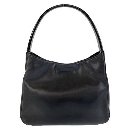 Prada Black Leather Plastic Shoulder Bag Women 506342
