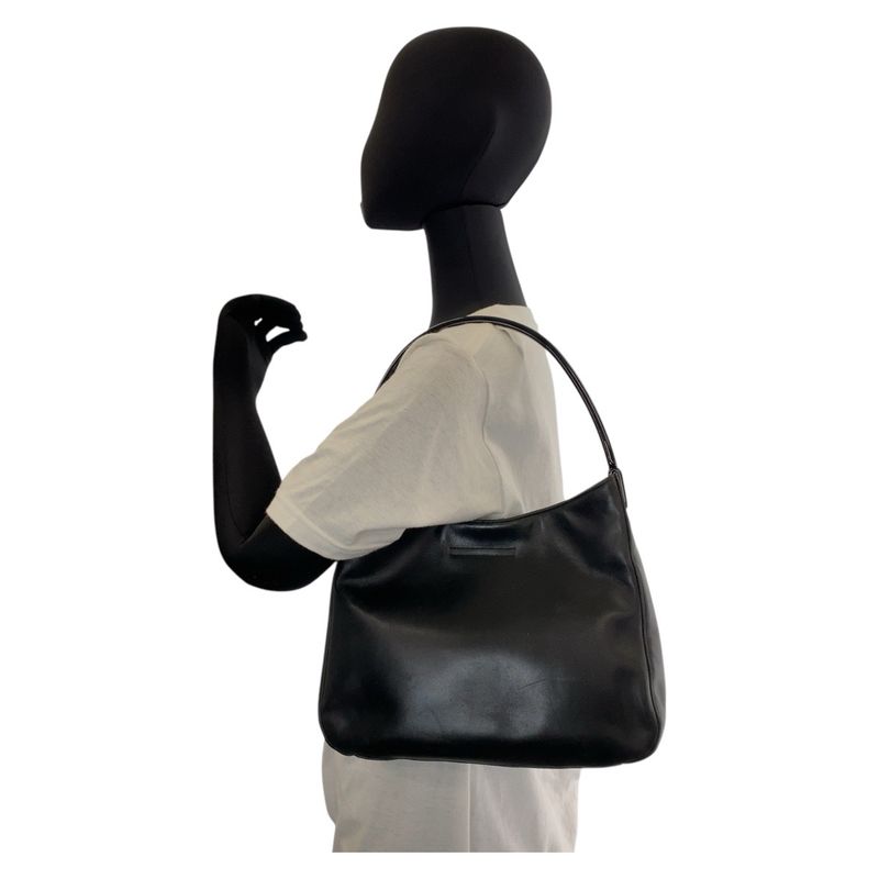 Prada Black Leather Plastic Shoulder Bag Women 506342