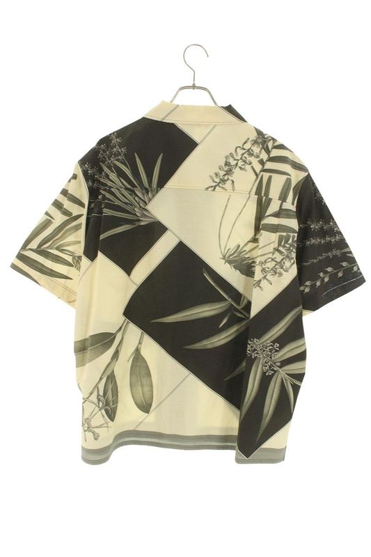 Loewe H616y05x54 Anagram Logo Cles Izzy Pattern Short Sleeve Shirt Men 39