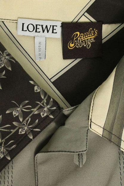 Loewe H616y05x54 Anagram Logo Cles Izzy Pattern Short Sleeve Shirt Men 39