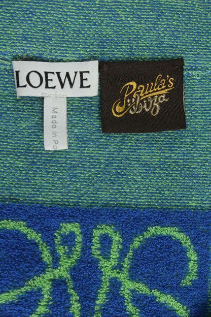 Loewe H616y23x20 Short Sleeve Shirt With Patterned Logo On Pile Fabric Men's M