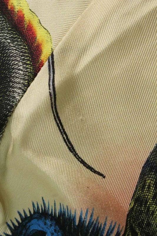 Gucci 500810 Z675d All Over Silk Short Sleeve Shirt Men's 44