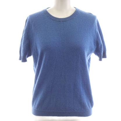 Balenciaga Knit Short Sleeve Cashmere 38 Blue Light Blue 29 69-63 01 AJ