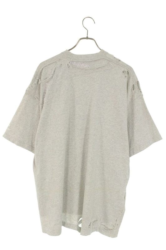 Balenciaga 704056 Tmva5 Destroyed Oversized T-shirt Men 1
