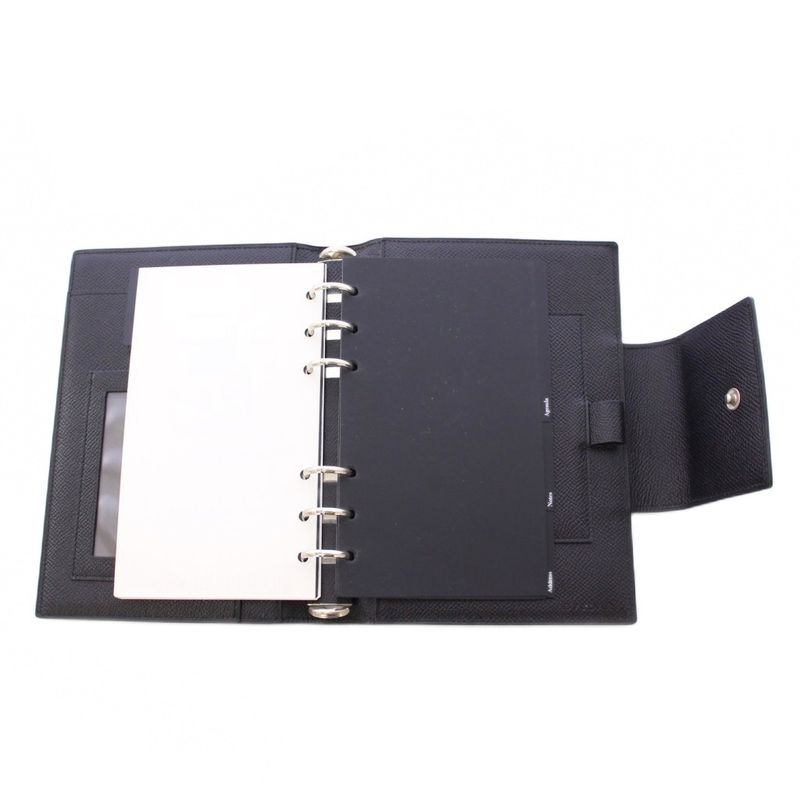 Bvlgari Stationery Notebook Notepad Foldable Leather One Color None Land Black