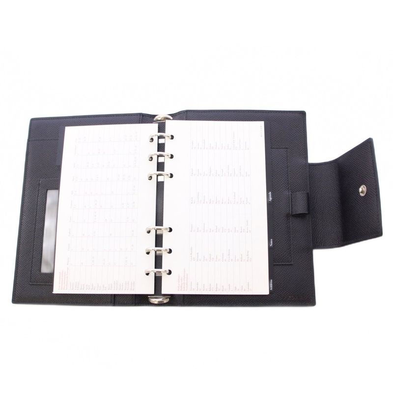 Bvlgari Stationery Notebook Notepad Foldable Leather One Color None Land Black