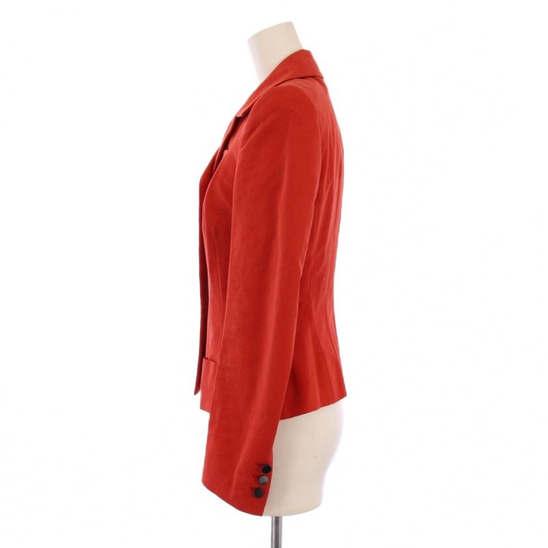 Gucci Tailored Jacket Fully Lined Single 2B 36 Red BM