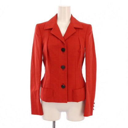 Gucci Tailored Jacket Fully Lined Single 2B 36 Red BM