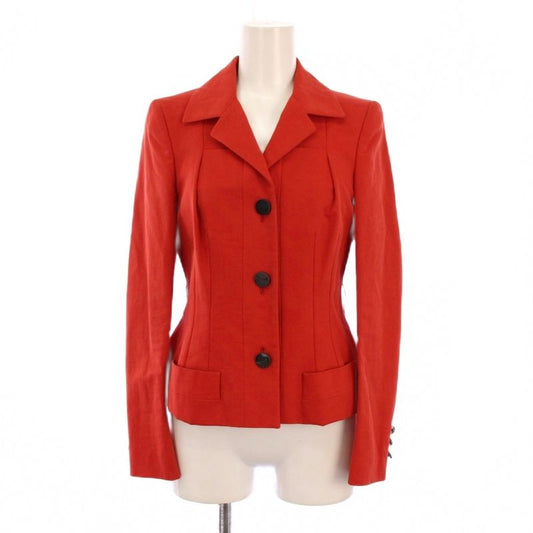 Gucci Tailored Jacket Fully Lined Single 2B 36 Red BM