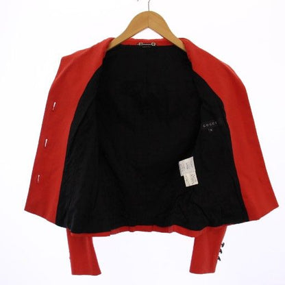 Gucci Tailored Jacket Fully Lined Single 2B 36 Red BM