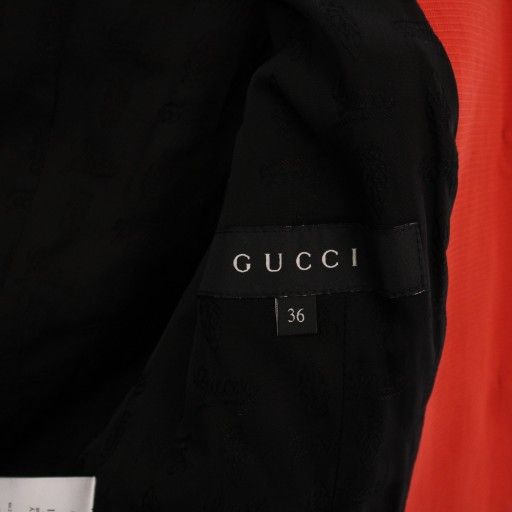Gucci Tailored Jacket Fully Lined Single 2B 36 Red BM