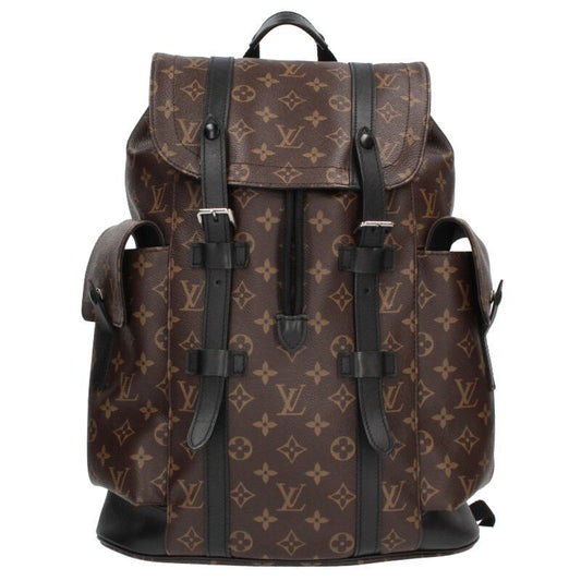 Louis Vuitton M43735 Christopher MM Monogram Macassar Backpack Men's MM