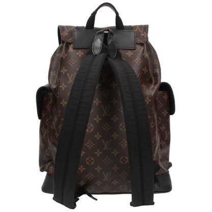 Louis Vuitton M43735 Christopher MM Monogram Macassar Backpack Men's MM