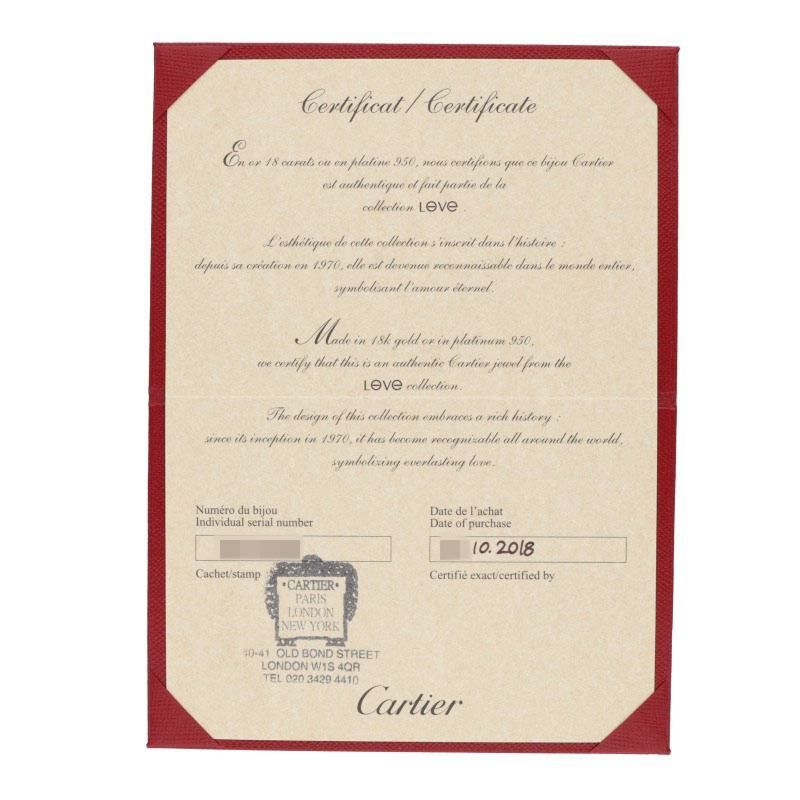 Cartier New Shape LOVE Bracelet Love Bracelet 18K Yellow Gold Love Bracelet Men