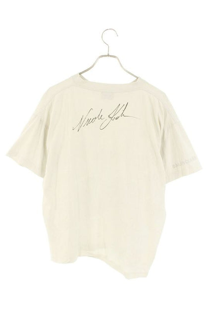 Balenciaga 25SS 826344 Tsvw3 Nicole Print Cropped Boxy T-shirt Men's S
